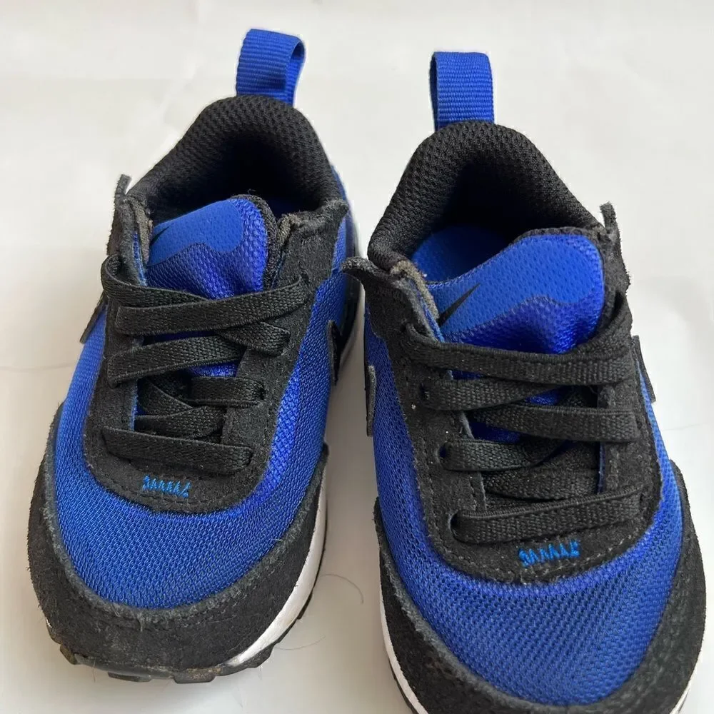 Toddler's Nike Waffle One Racer Blue/Black-White size 4 Toddler